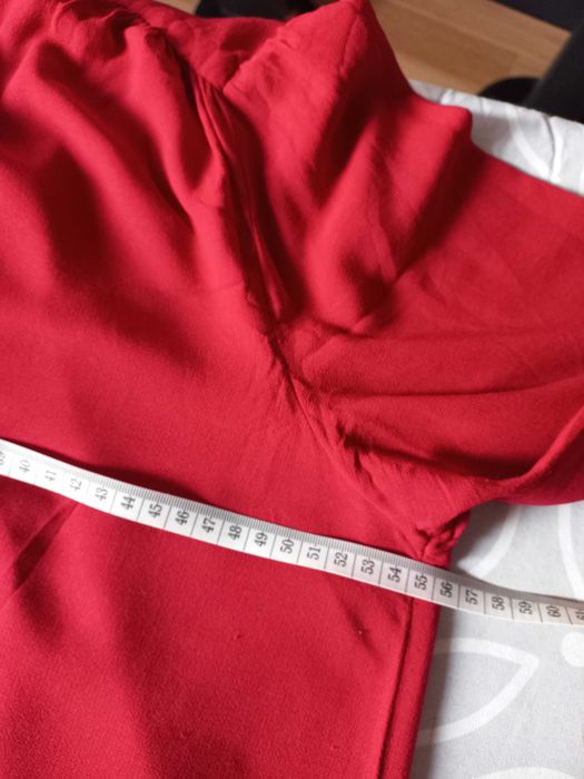 Malinowa duża bluzeczka koszula H&M rozmiar 44