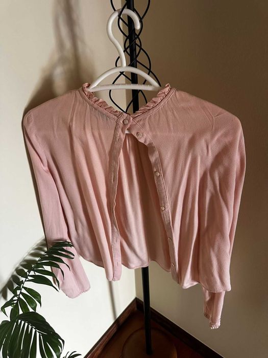 Blusa rosa claro