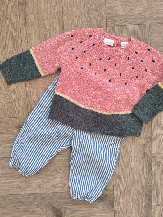 Spodnie sweter Zara dla dziewczynki