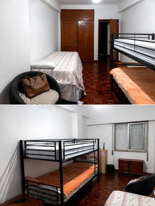 Cama em quarto partilhado