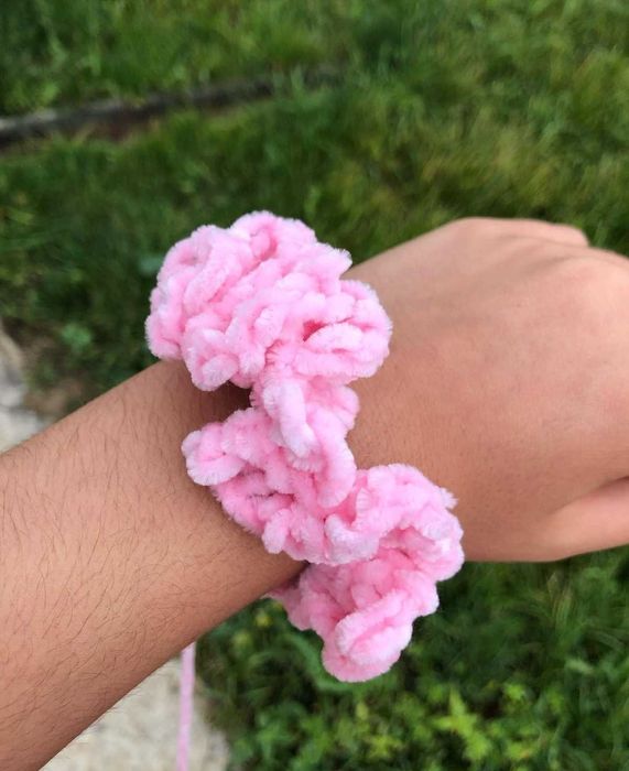 Scrunchies feitos á mão