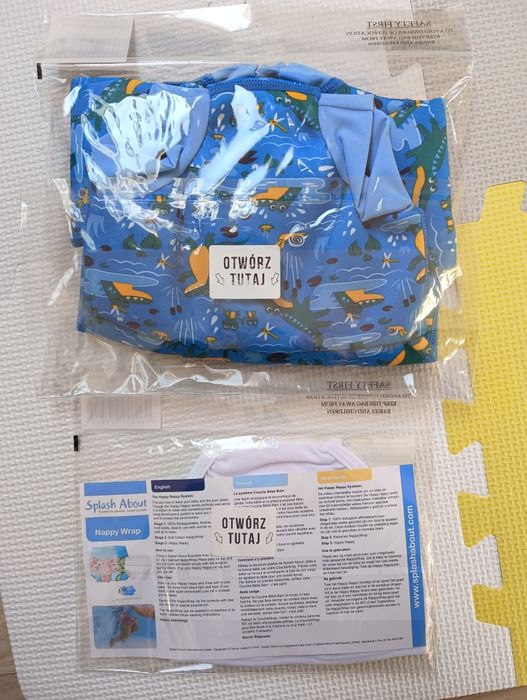 Nowy kombinezon pianka DO PŁYWANIA HAPPY NAPPY splash about - KROKODY