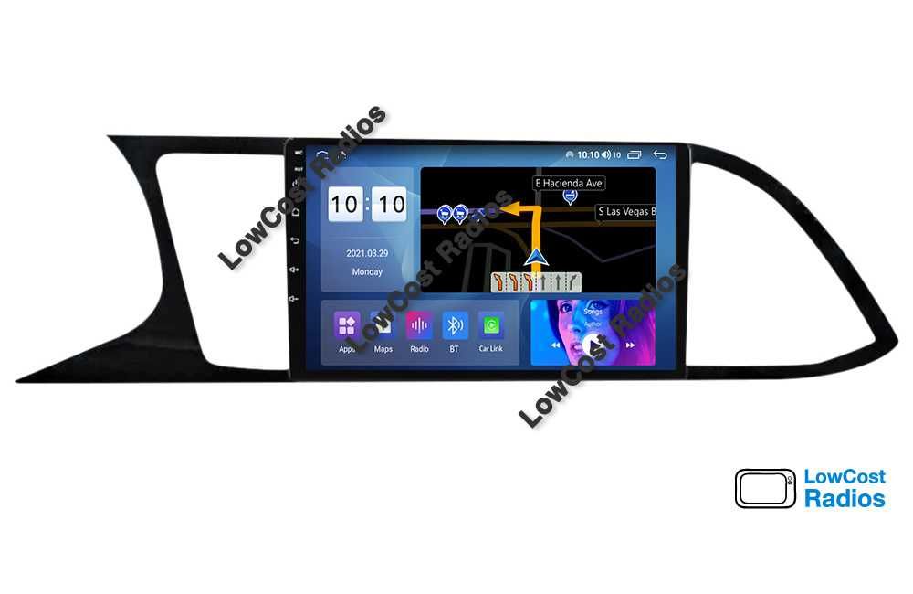 (NOVO) Rádio 2DIN 9" SEAT Leon 5F (De 2012 até 2020) • Android 15 | CARPLAY • ANDROID AUTO