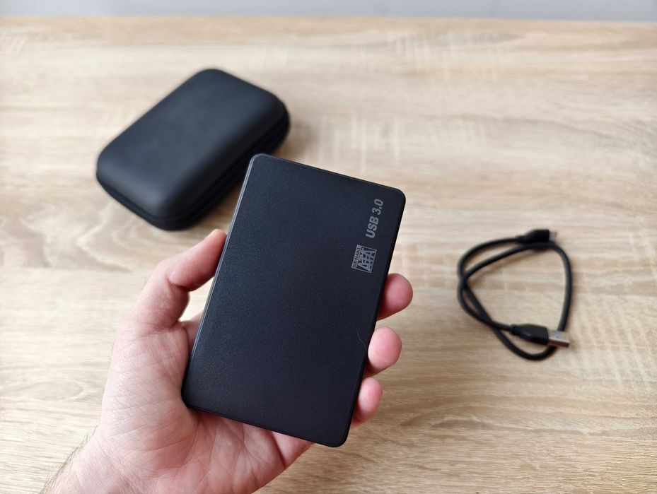 1TB USB 3.0 HDD внешний жесткий диск WD + чехол + Type-C