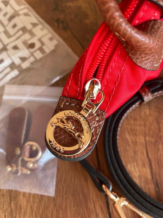 Mini Longchamp Vermelha