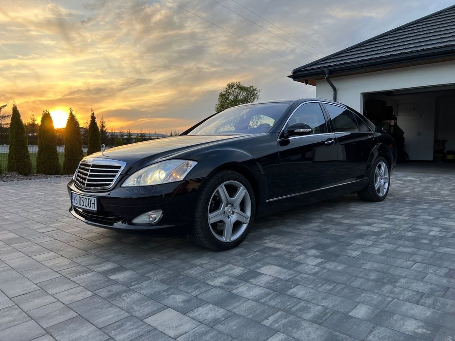 Mercedes-Benz Klasa S Mercedes S500 Long, polski salon