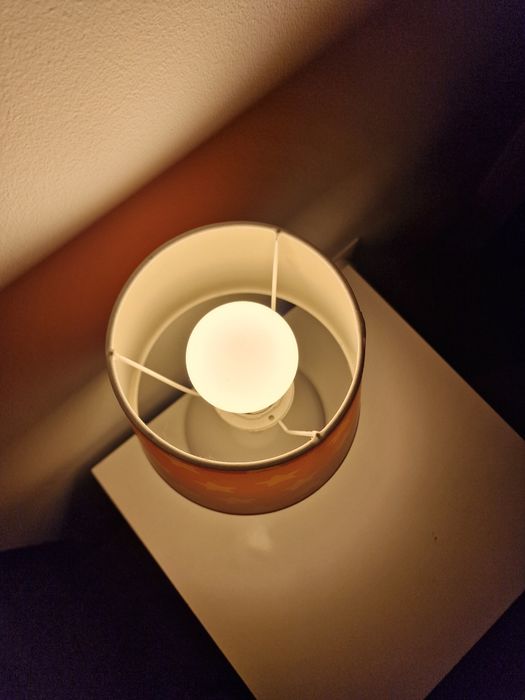 Lampka nocna dla dziewczynki STOJĄCA solidna NOWA różowa gwiazdki