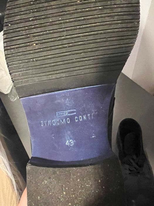 Eleganckie męskie buty na obcasie Giacomo Conti 43