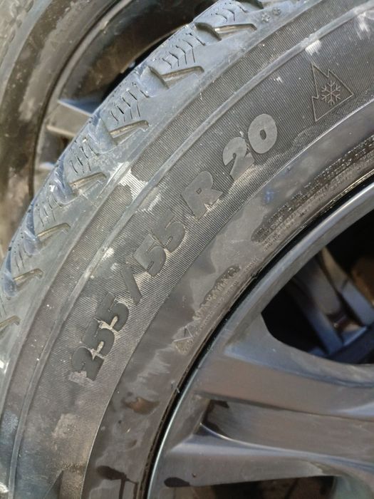 Koła aluminiowe 5x120 zimowe land rover 255/55/20 Michelin