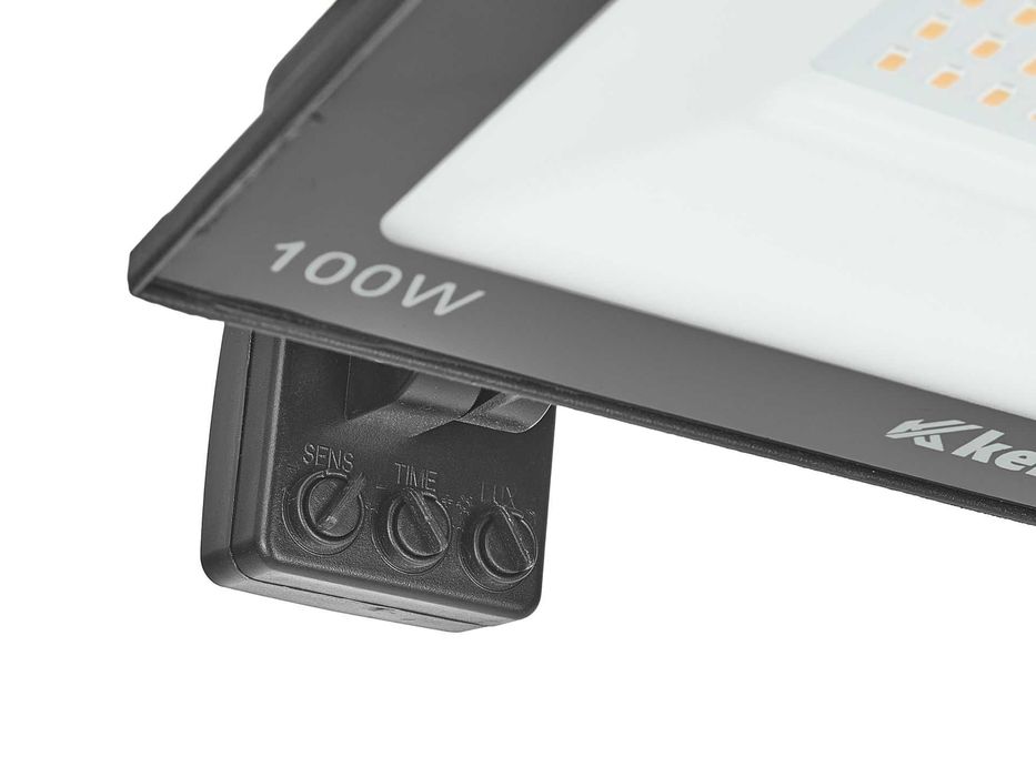 HALOGEN 100W naświetlacz CZUJNIK ruchu biały neutral zimny 4500K 1697