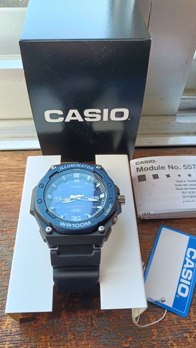 Casio MW-620H Face Azul Illuminator - New and Original64584808381825122