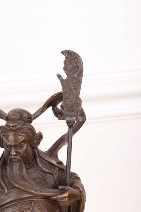 Samurai Figura Z Brązu 26 Cm