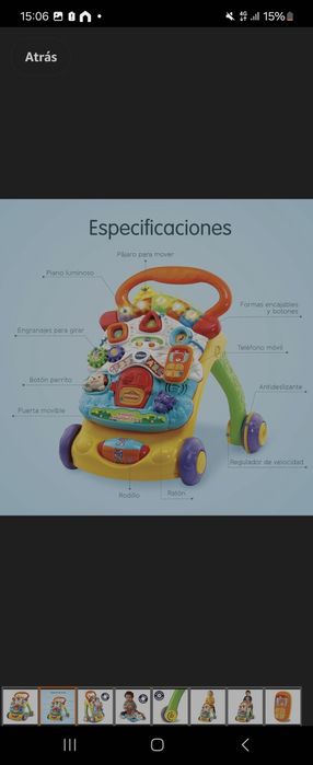 Andador VTech evolutivo