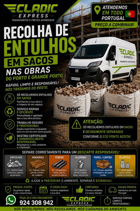 RECOLHA MATERIAL LEROY E BRICO