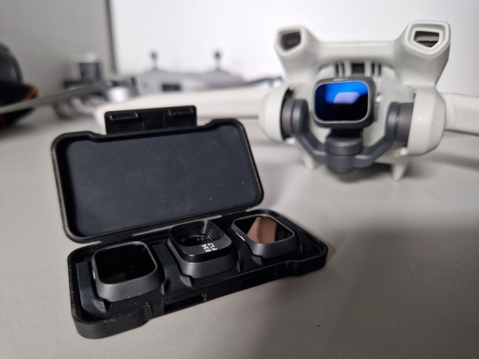 Dji Mini 3 + 2 baterie, wzmacniacze i filtry ND