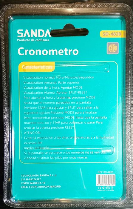 Cronómetro stopwatch