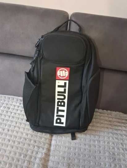 Plecak Pitbull Hilltop Airway black/red