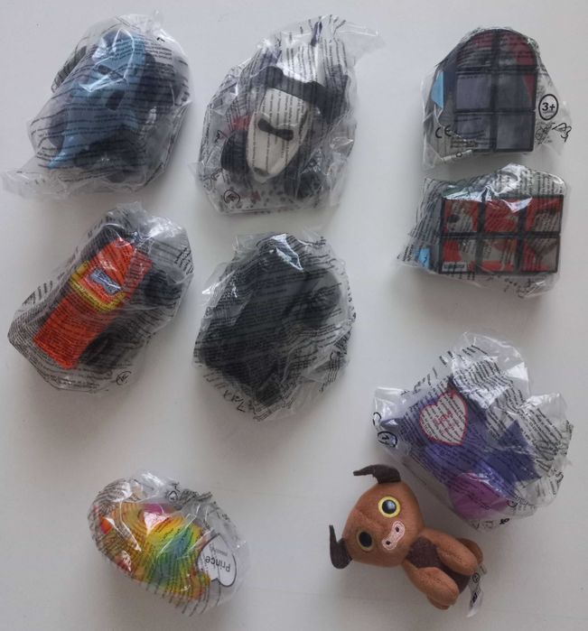 Bonecos Happy Meal McDonalds/Burger King/Pizza Hut