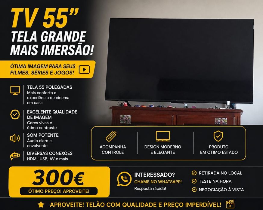 Tv 55 polegadas
