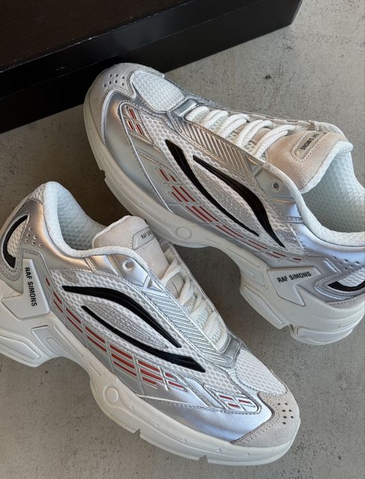 Кросівки Raf Simons Ultrascepte Silver Red•Раф Сімонс Ультраскепт(срібло-червоні)