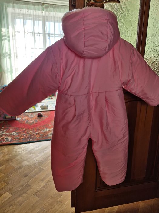 Дитячий зимовий комбінезон для дівчинки
