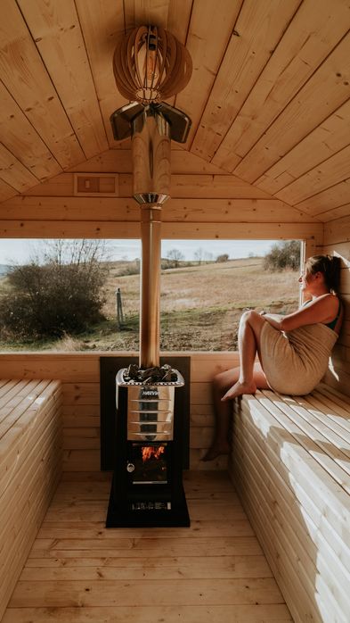 Sauna ogrodowa, HONEY, mobilna,