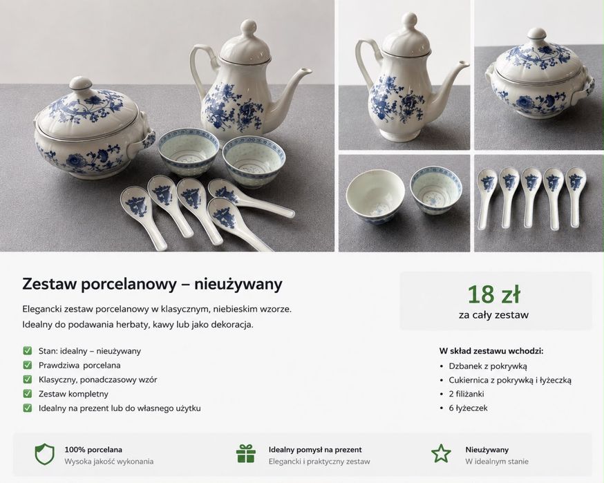Komplekt 4 krzeseł ,sprzęt kuchenny