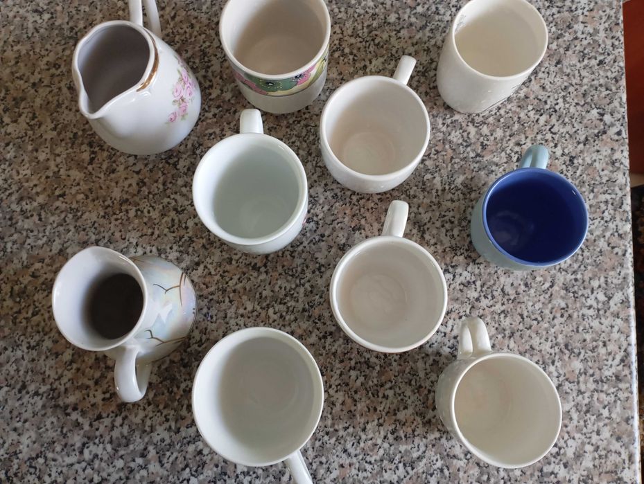 Кофейные кружки СССР и современные разнобой