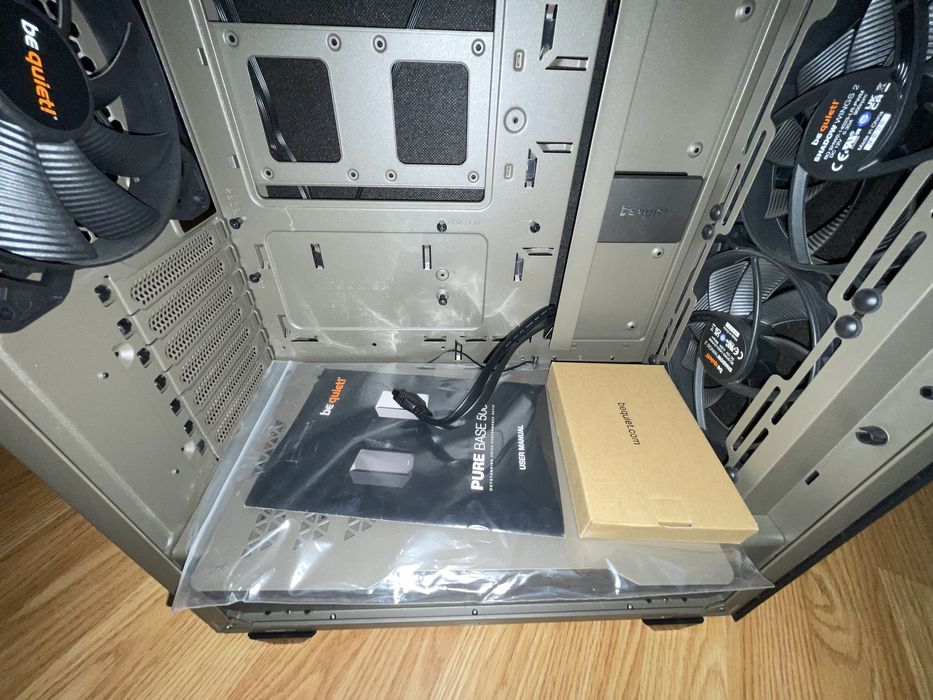 Корпус be quiet! Pure base 500 Full комплект + розглалужувач та шумка