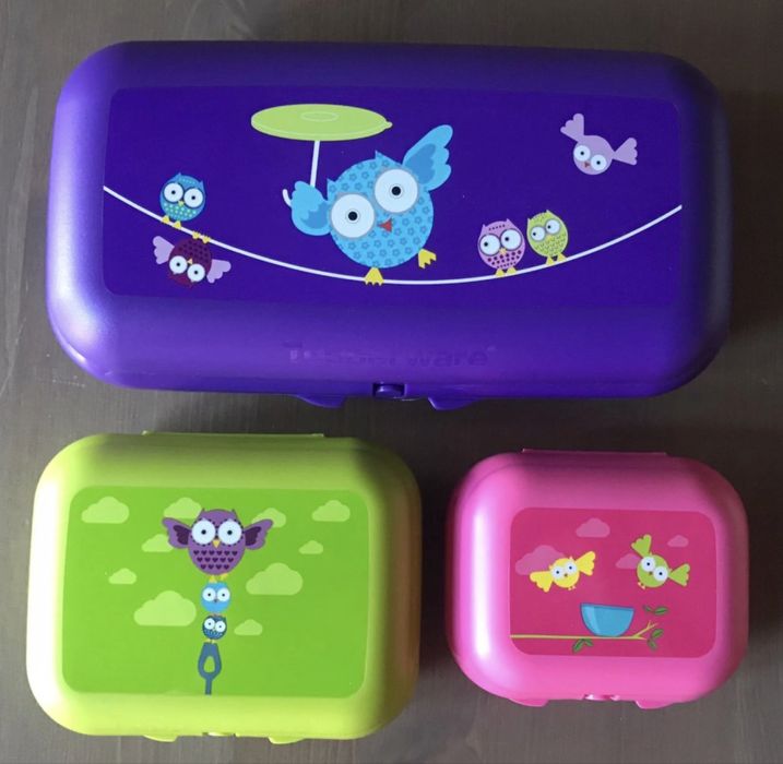 Conjunto 3 ostras novas Tupperware