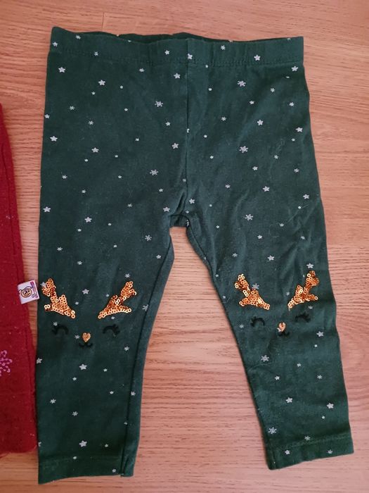 Święta zestaw sukienka r. 80