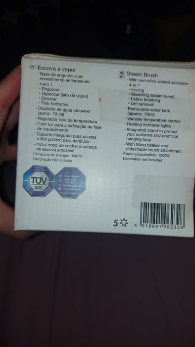 Escova a Vapor 1000 W SILVERCREST