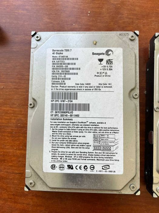 Lote componentes antigos