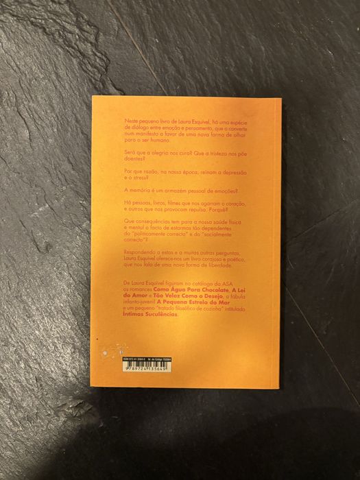 “O livro das emoções”, Laura Esquivel