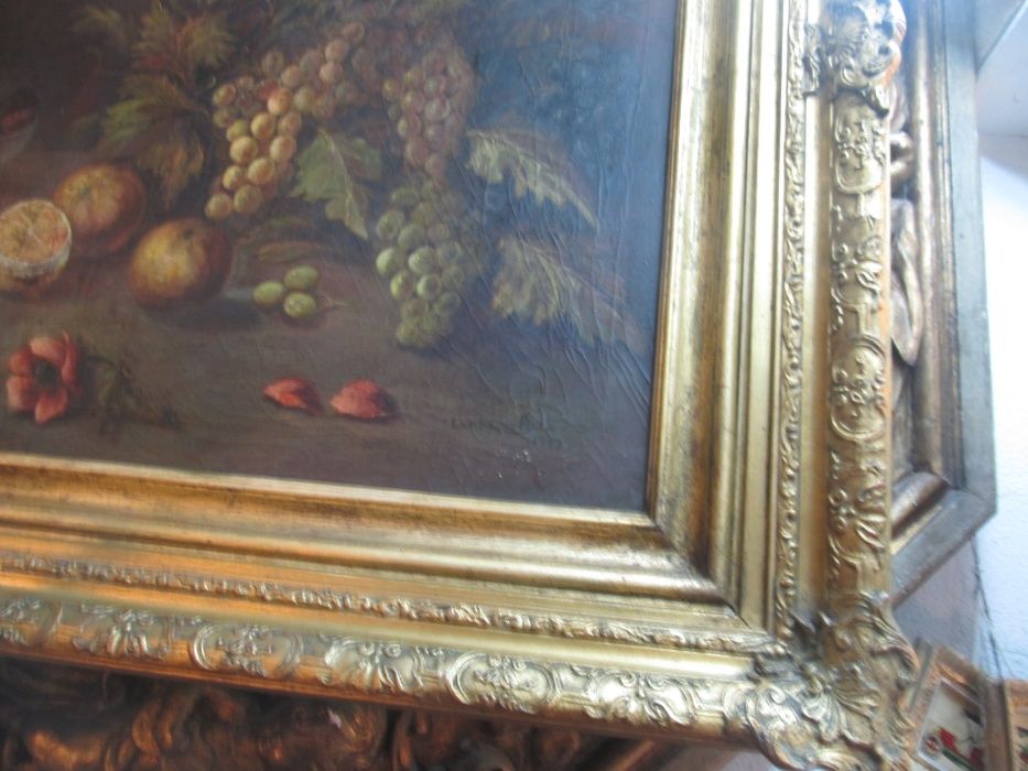 pintura, oleo ,obra da consagrada artista Lucília de brio