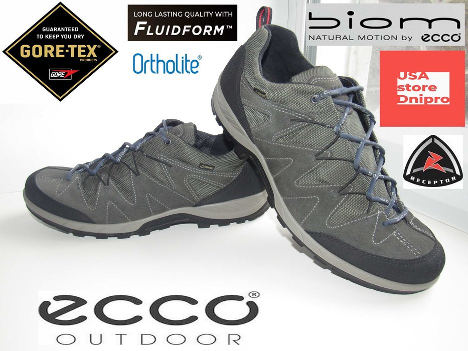 Полуботинки мембранные Ecco Sport Yura Low Gore-Tex р. 43 (28см)