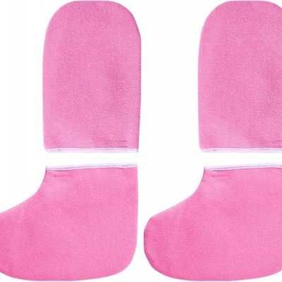 Kit de Luvas Mãos e Pés para Tratamento com Parafina