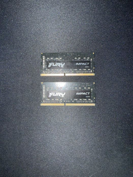 Kingston DDR4 16GB (2x8GB) FURY Impact Black (на гарантії)