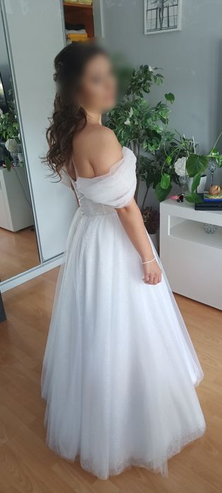 Suknia ślubna gorsetowa wesele biała Glamour ślub old man