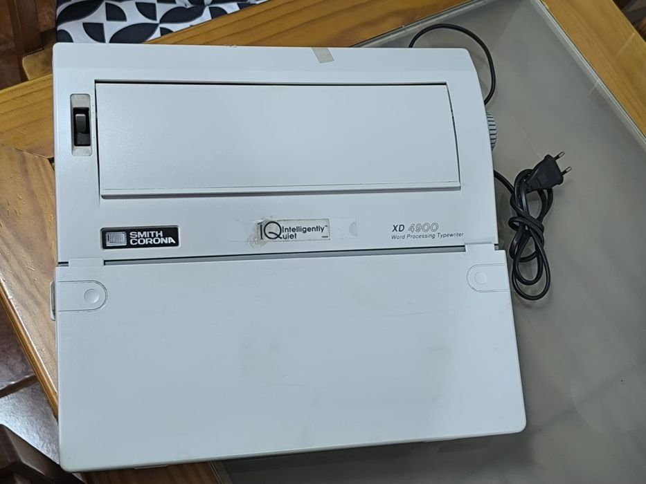 máquina de escrever