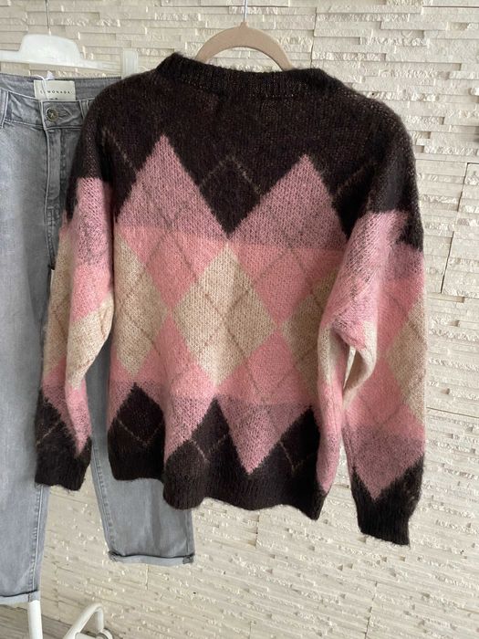 Lemonada nowy sweterek z moher geometryczny print