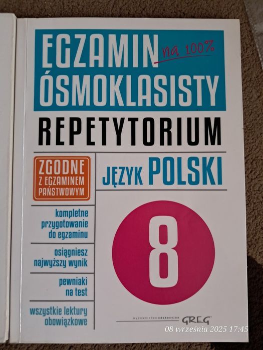 Repetytorium matematyka, polski, angielski