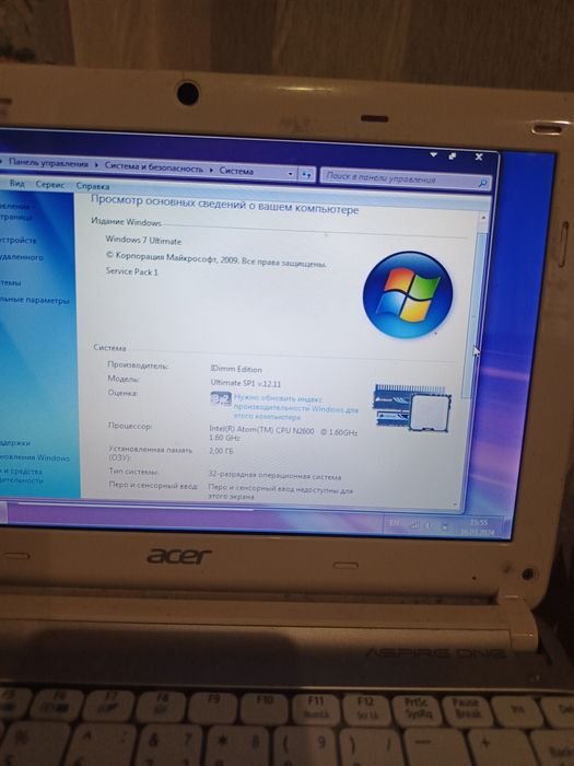 Нетбук acer aspire one d270