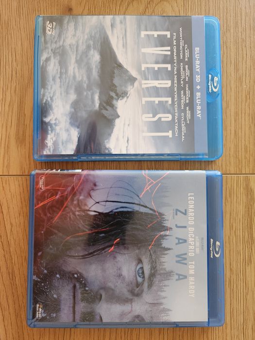 Filmy Zjawa blu-ray+Everest 3d+blu-ray (używane)