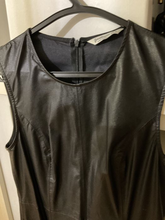 Vestido de napa da stradivarius
