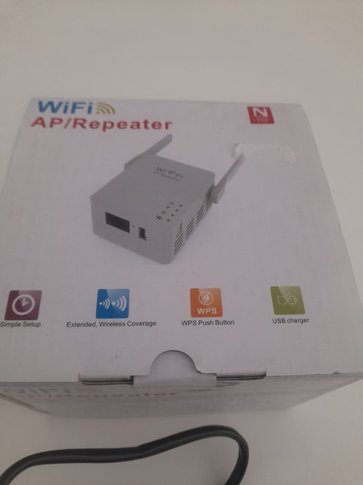 Wi-Fi AP repeater, brand new in box, never used.64283857126915122
