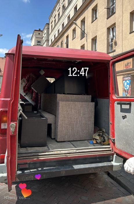 Transport bus 3.5t przeprowadzki/ Agd / Meble / wnoszenie