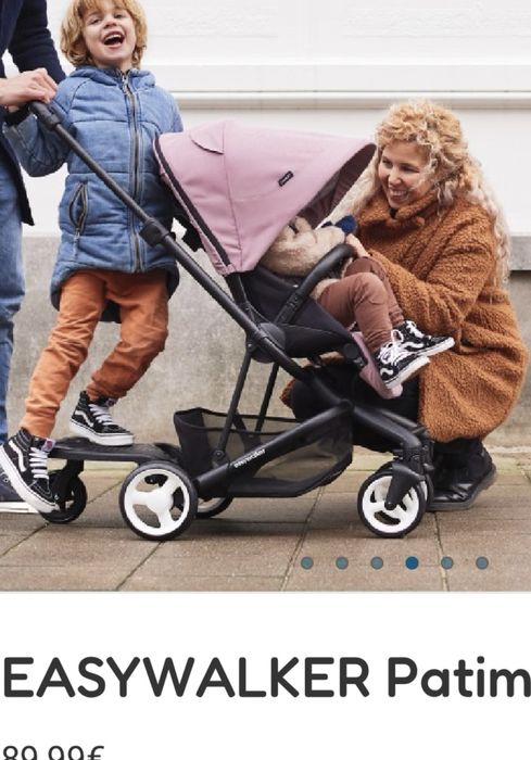 Plataforma/Patim/atrelado universal para carrinho bebe-rodas com luz