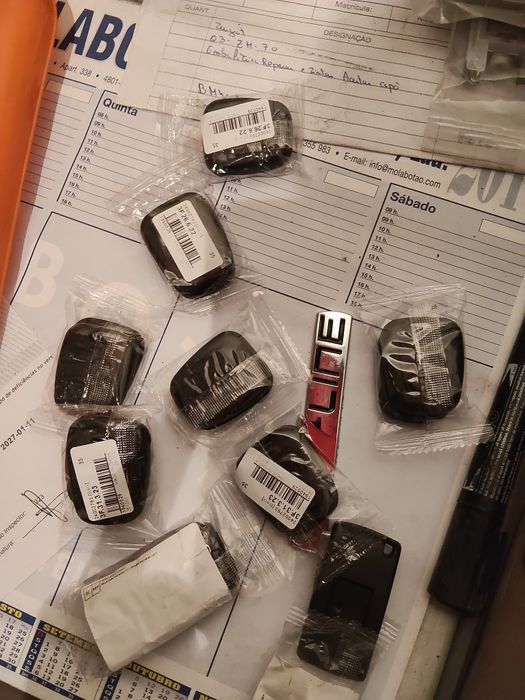 Capas de chave Peugeot  206 e307 e Citroën