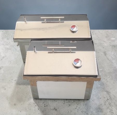 Коптильня горячего копчения з нержавіючої сталі